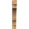 Ekena Millwork Balboa Block Rough Sawn Bracket, Western Red Cedar, 4"W x 24"D x 28"H BKT04X24X28BOA05RWR - alternate 2